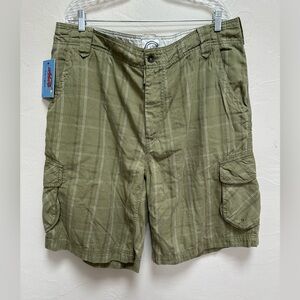 Men’s Shorts Life is Good Plaid Cargo Shorts NWT